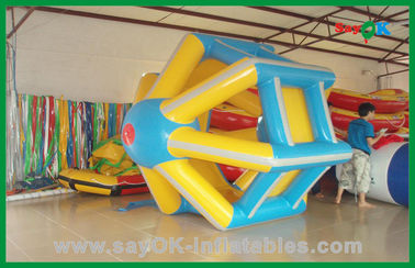 Grote Grappige Rolling Opblaasbare Waterstuk speelgoed Douane die Inflatables adverteren