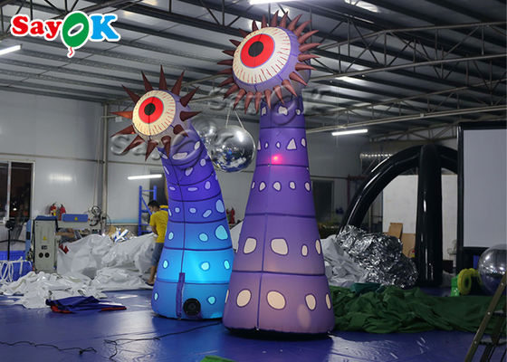 190T 4m Opblaasbare LEIDENE van de Verlichtingsdecoratie Ogenbloem