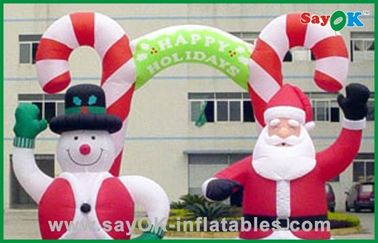 Reuzekerstmis Opblaasbare Sneeuwman en de Kerstman, Opblaasbare Reclameproducten