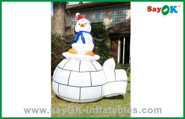 De leuke Decoratie van de de Sneeuwman Opblaasbare Vakantie van de Kerstmiskerstman met Kerstmanhoed