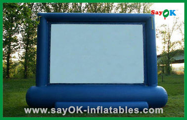Het opblaasbare TV-Scherm van de de Doek Opblaasbare Film van de het Scherm Openlucht Hete Verkopende 4X3M Oxford Cloth And Projectie voor Verkoop