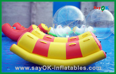 Grote grappige opblaasbare water speelgoed opblaasbaar ijsberg water speelgoed Seesaw Rocker opblaasbaar zwembad speelgoed voor de lol
