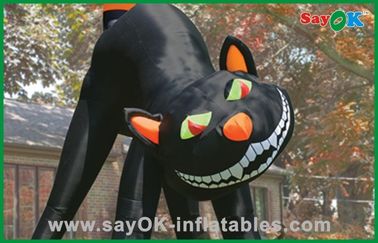 Van de LEIDENE Kat van de Decoratie Grappige Opblaasbare Halloween Verlichtings de Opblaasbare Vakantie