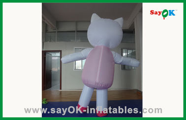 Custom Decoration Pink Cat opblaasbare cartoonfiguren voor verjaardagsfeestjes