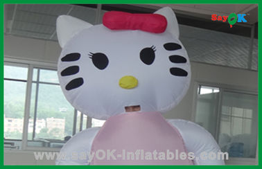 Custom Decoration Pink Cat opblaasbare cartoonfiguren voor verjaardagsfeestjes