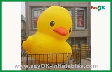 Advertenties Opblaasbaar Grote Opblaasbare Gele Eend Opblaasbaar Cartoon Model Water zwembad Speelgoed