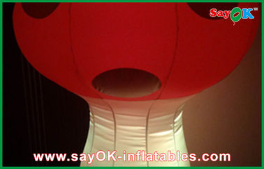Van de LEIDENE de Decoratiedouane die Verlichtings Opblaasbare Paddestoel Inflatables adverteren