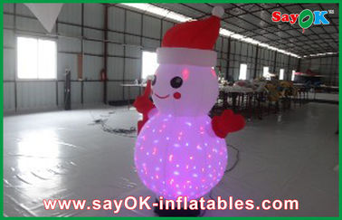 De Decoratie Opblaasbare Sneeuwman van de Kerstmis Opblaasbare Verlichting met Controlemechanisme