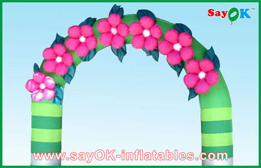 Opblaasbaar beëindig Boog Mini Inflatable Arch/Opblaasbare Poort/Infaltable-Deur met Bloemdecoratie