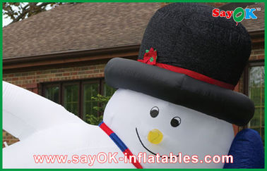De reuzedecoratie van de de Sneeuwman Opblaasbare Vakantie van de Kerstmis Opblaasbare Decoratie