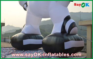 Grote opblaasbare personages Outdoor Wit 10 meter opblaasbare robot Opblaasbare cartoonfiguren voor reclame