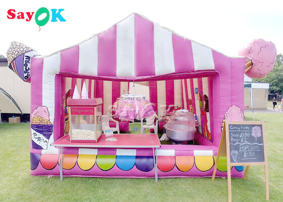 Beste opblaasbare tent opblaasbare werk tent draagbare pvc snoep floss opblaasbare lucht tent waterdicht