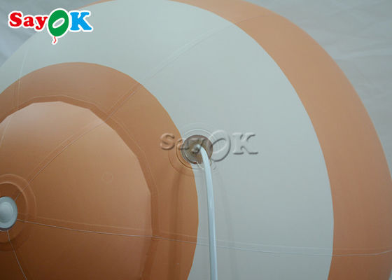7ft van de Kerstmisballon van Pvc Oranje Luchtdicht Opblaasbaar Kerstmis Hangend Decor