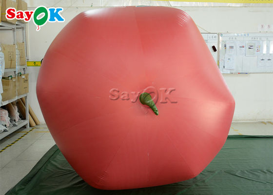 2m de Reuze Rode Ballon Modelfor rental business van Fruit Opblaasbare Apple