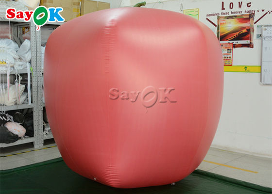 2m de Reuze Rode Ballon Modelfor rental business van Fruit Opblaasbare Apple