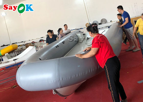 Douane 5m Zilveren Hypalon RIB Boat Inflatable Fishing Raft