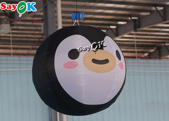 Aangepaste 1.5m 5ft Opblaasbare de Pinguïnballon van de Verlichtingsdecoratie