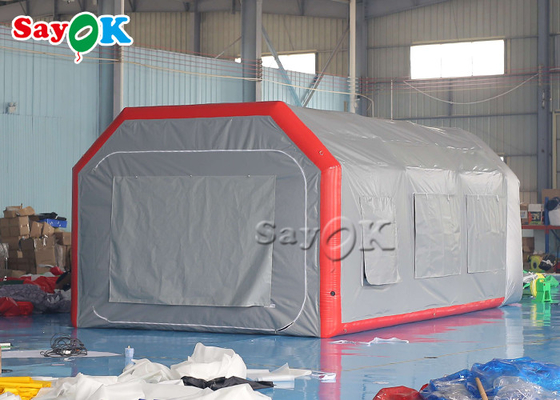 Buiten opblaasbare tent Grijs luchtdicht opblaasbare luchttent opblaasbare spray booth autoverf