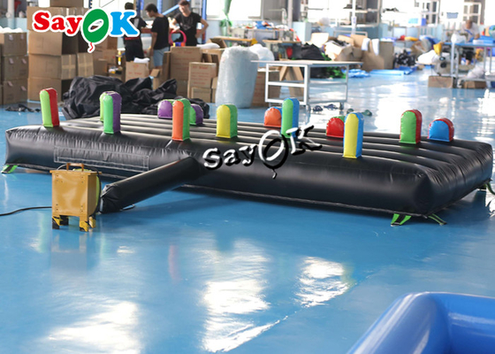 De opblaasbare Openluchtspelen van de Volwassenenring toss hoopla inflatable sports van Spelenjonge geitjes 4x2m 13x6.6ft