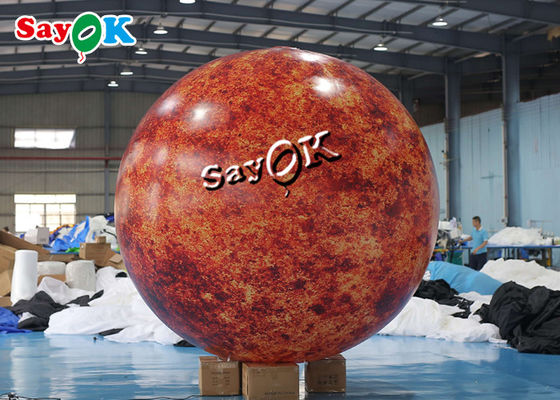 Van de de Verlichtingsdecoratie van het overlegstadium de Opblaasbare Grote Slag - Opbrandende Zon voor Partijnacht