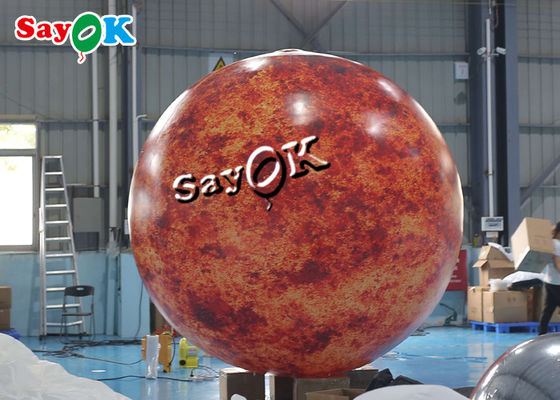 Van de de Verlichtingsdecoratie van het overlegstadium de Opblaasbare Grote Slag - Opbrandende Zon voor Partijnacht