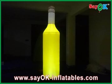 Fles van de polyester de Gele Opblaasbare Wijn/commerciële rang inflatables