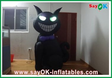 1m - 4m Opblaasbare Halloween Kat met leiden-Aansteekt Uitsmijtershuren