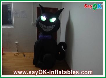 1m - 4m Opblaasbare Halloween Kat met leiden-Aansteekt Uitsmijtershuren