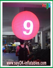 Aangepaste Diameter 0.8m het Opblaasbare Roze van de Rugzakballon voor Reclame