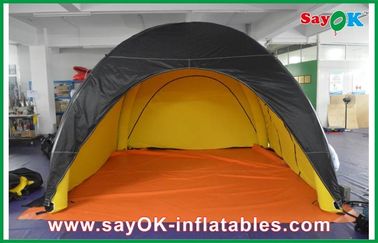 Zwarte van de de Tent de Duurzame Opblaasbare Kamperende Tent van de Outwelllucht buiten Gele Aangepaste Binnenkant