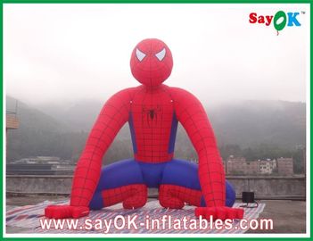 Advertenties opblaasbare ceremonie opblaasbare cartoonfiguren windbestendige hoogte 10m opblaasbare spinder man