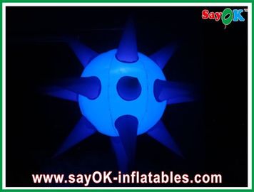 Van de LEIDENE Lichten van Spike Ball Model With Colorful Decoratie de Opblaasbare Zeeëgel voor Gebeurtenissen en Disco