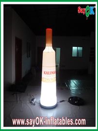 190T nylon de Wijnhoogte van de Doek Opblaasbare Fles 2M met Geleide Lichten