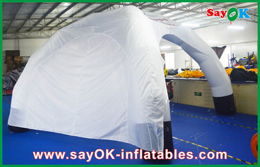 Opblaasbare igloo buiten amusement feest luchtdicht opblaasbare koepel tent vierkant / zeshoek PVC voor reclame