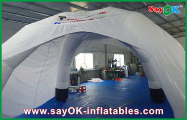 Opblaasbare igloo buiten amusement feest luchtdicht opblaasbare koepel tent vierkant / zeshoek PVC voor reclame
