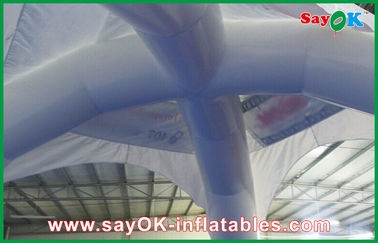Opblaasbare igloo buiten amusement feest luchtdicht opblaasbare koepel tent vierkant / zeshoek PVC voor reclame