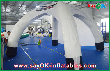 Opblaasbare igloo buiten amusement feest luchtdicht opblaasbare koepel tent vierkant / zeshoek PVC voor reclame