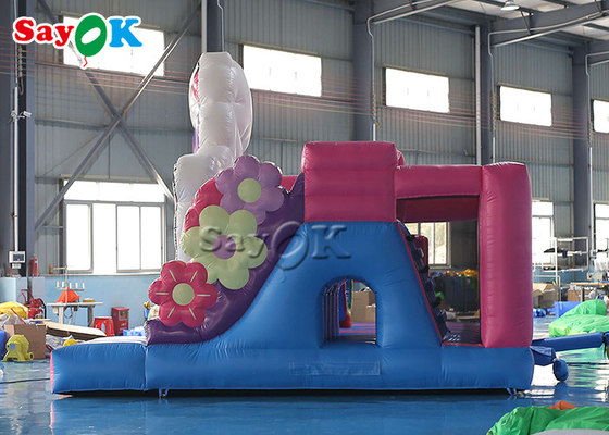 Unicorn Themed Inflatable Trampoline For-de Gezelschapsspels van de Jonge geitjesverjaardag
