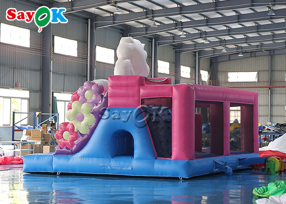 Unicorn Themed Inflatable Trampoline For-de Gezelschapsspels van de Jonge geitjesverjaardag