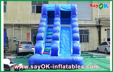 Buiten water glijbaan Bounce House Grappig PVC opblaasbare bouncer glijbaan waterdicht voor kinderen luchtdicht