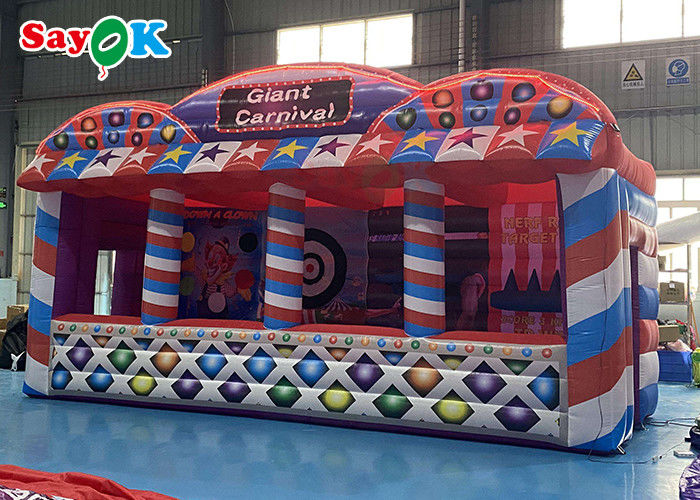 Custom opblaasbare tent Carnaval Party Commerciële opblaasbare lucht tent voor kinderen Blow Up Game Booth
