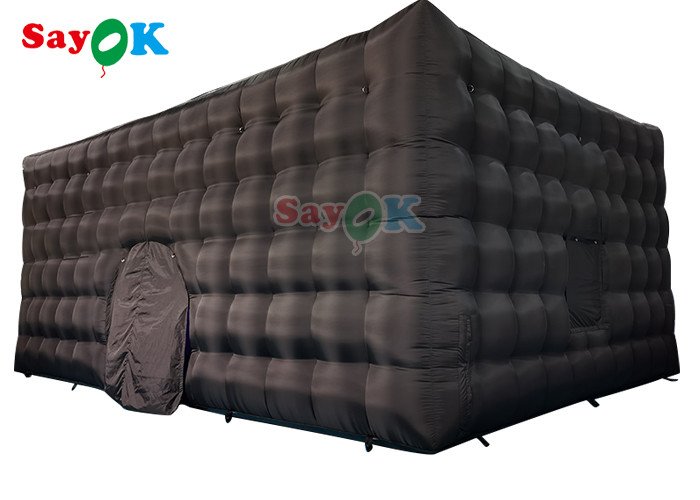 Airproof opblaasbare nachtclubtent met led licht evenement feest decoratie opblaasbare luchttent