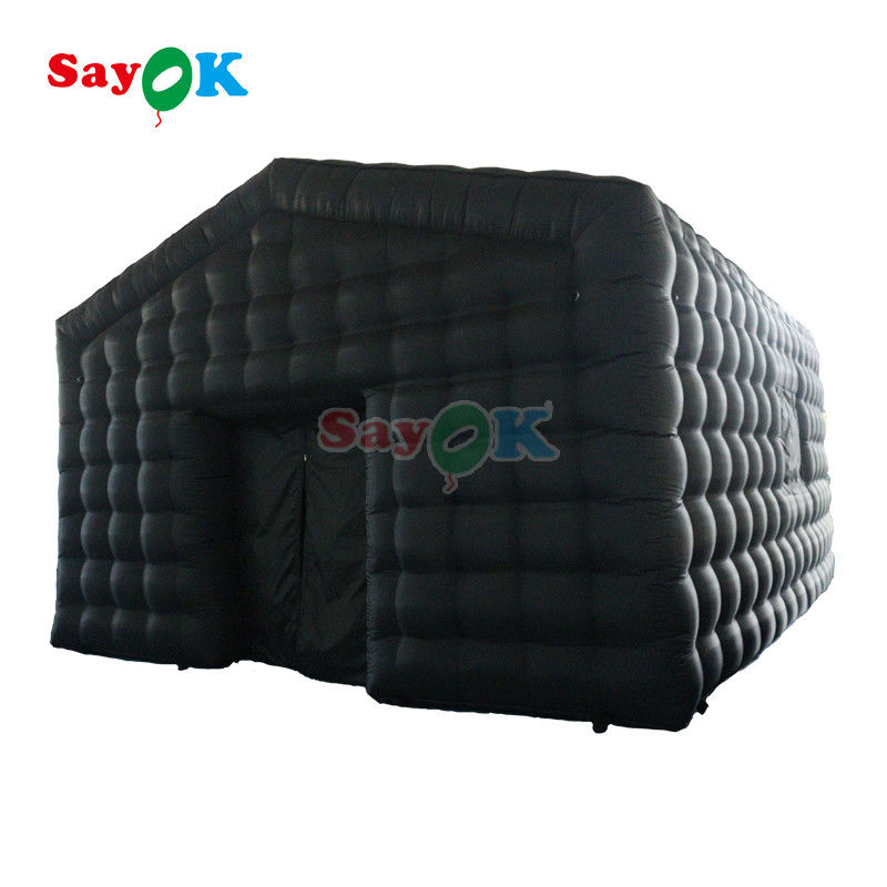 Draagbare LED-disco verlichting Mobiele nachtclub tent opblaasbaar kubus feest tent opblaasbaar nachtclub te huur