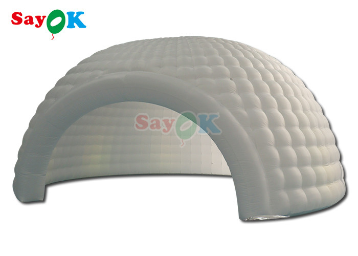 26.2FT opblaasbare igloo koepeltent buitenkamperen opblazen koepeltenten met ledlicht