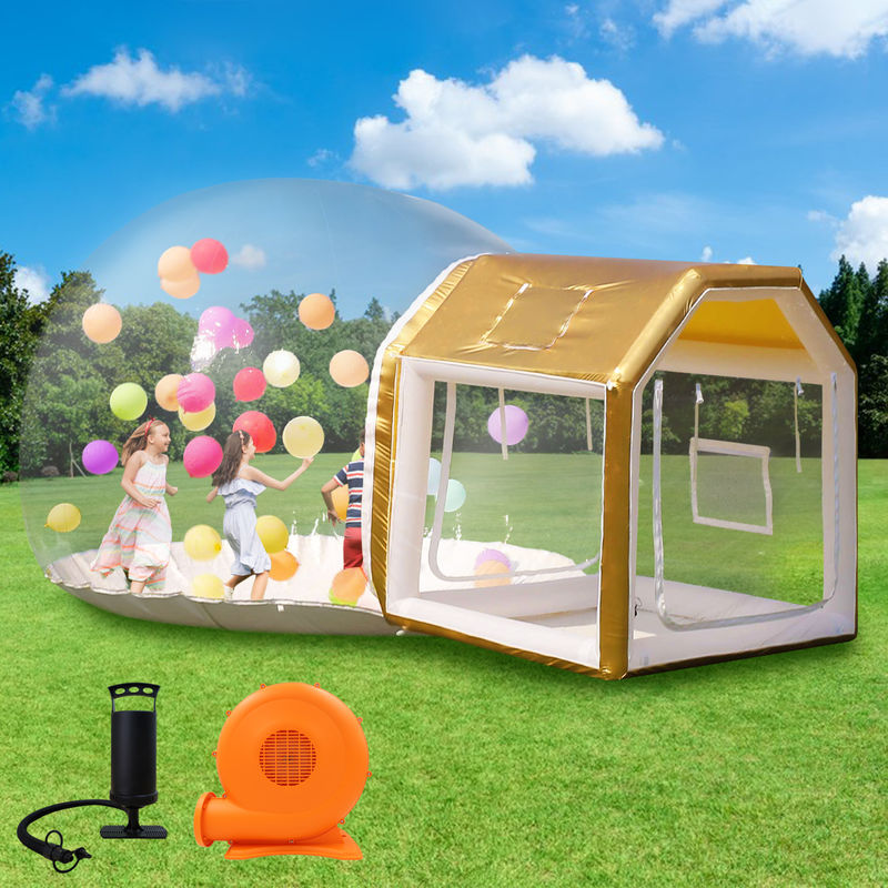 Sayok Golden Bubble Houses Draagbare Transparante Opblaasbare Bubble House Tent voor feesthuwelijk