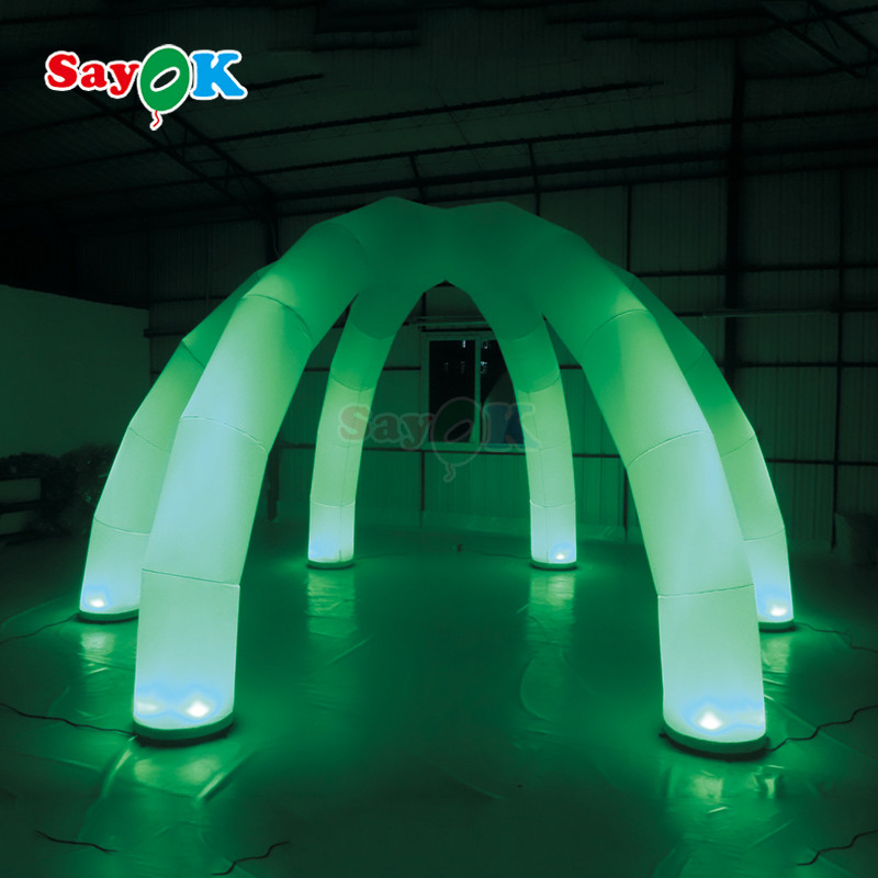 Draagbare tentoonstellingsmarquee opblaasbaar tent Custom Dome Spider Tent Reclame opblaasbare spin tent voor outdoor evenement