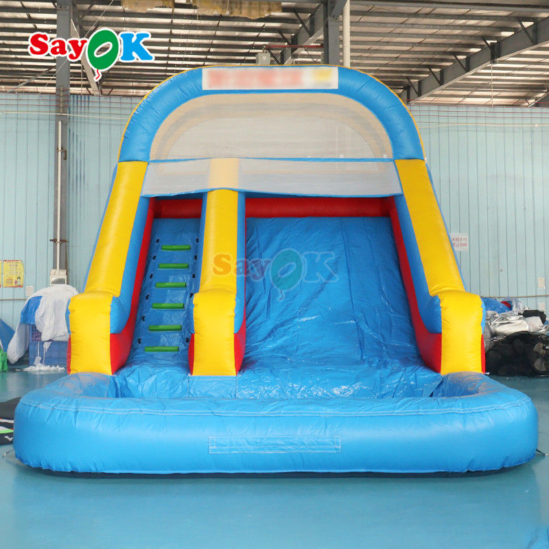 Veiligheid Bouncy Castle met glijbaan Aanpassen opblaasbare Bounce House Water glijbaan opblaasbare kinderen buiten