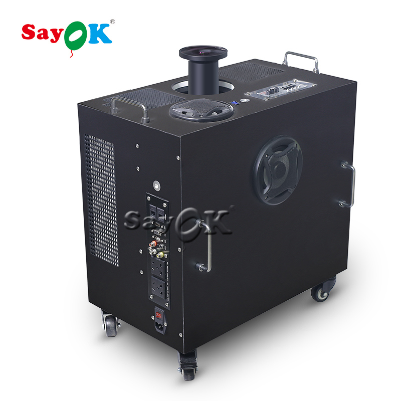 Sayok 6500LM Draagbaar opblaasbaar planetarium met 1 jaar garantie en 4 wielen voor HD Fulldome projectie