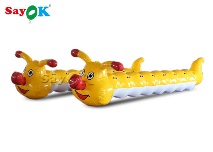 Opblaasbare dierenballonnen 6m Grappige carnavalsdecoratie Opblaasbare rups voor teambuildingspellen