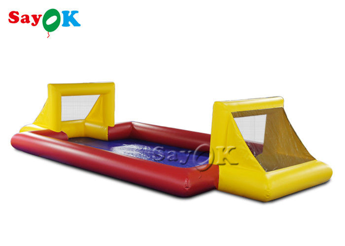 Opblaasbaar van de Sportenspelen van het Voetbalbalspel Interactief Opblaasbaar het Voetbalgebied van Pvc Luchtdicht